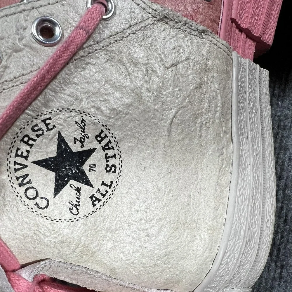 Converse Chuck Taylor Feng Chen Wang Shoes Mens Size 10.5‎ Pink Leather High Top